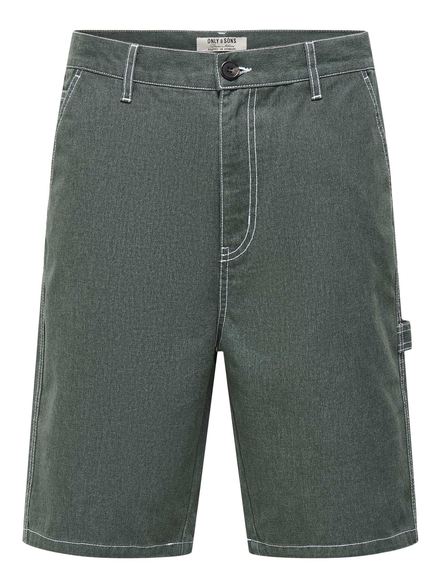 Bermuda da uomo Only & Sons Edge Work verdi
