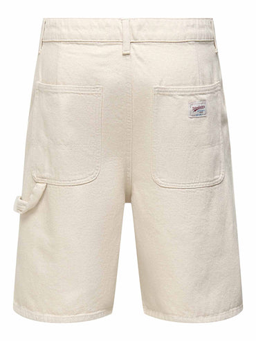 Shorts Only & Sons Edge Work beige da uomo