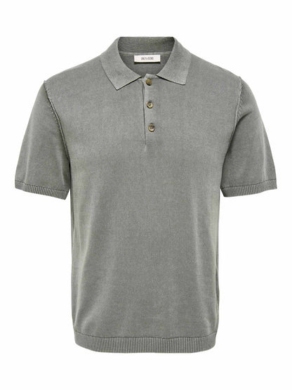 T-shirt da uomo grigia Only & Sons Casto dal design essenziale