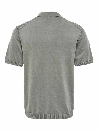 T-shirt da uomo grigia Only & Sons Casto dal design essenziale