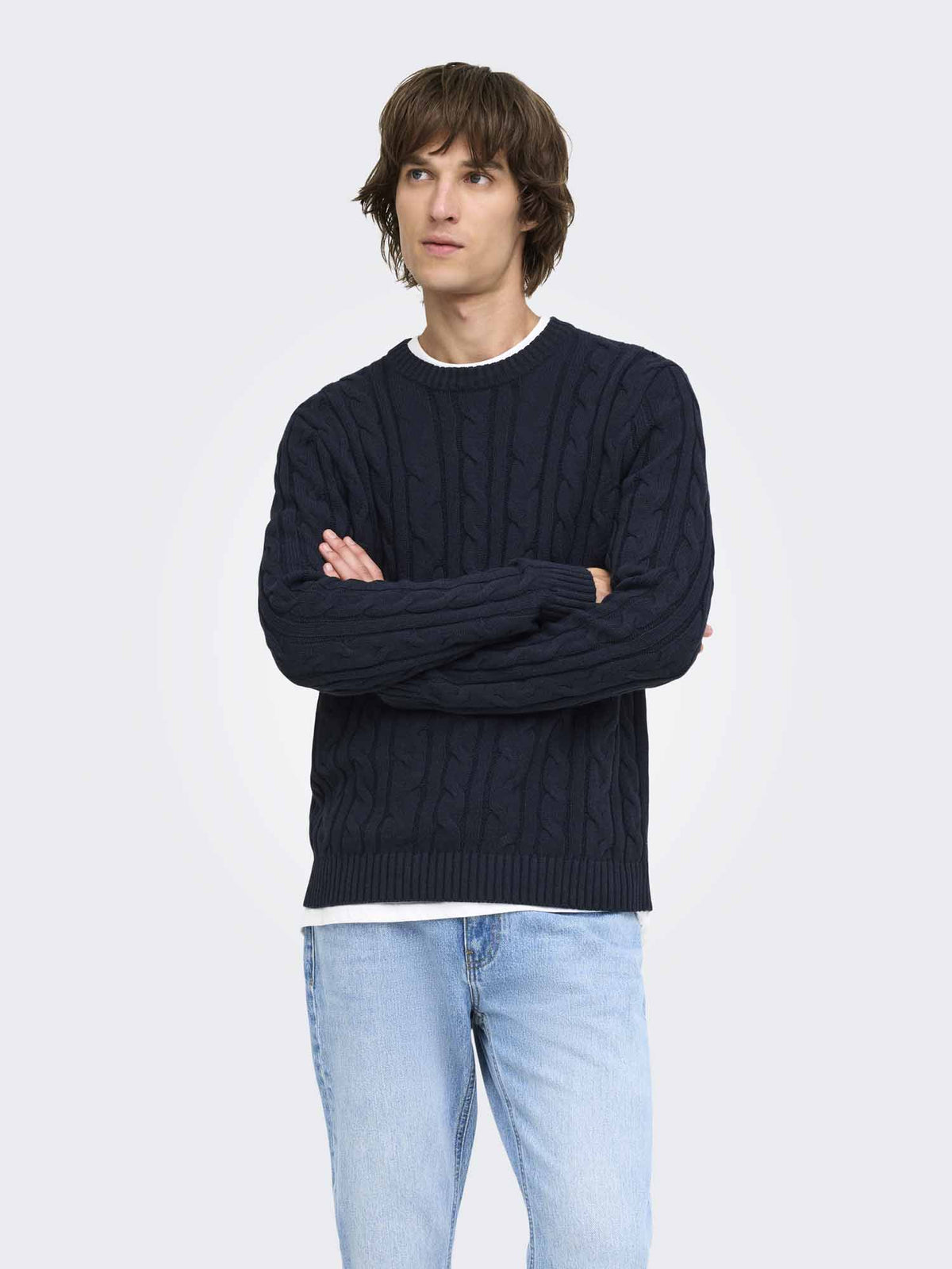 Only & Sons Onskim, maglia da uomo blu
