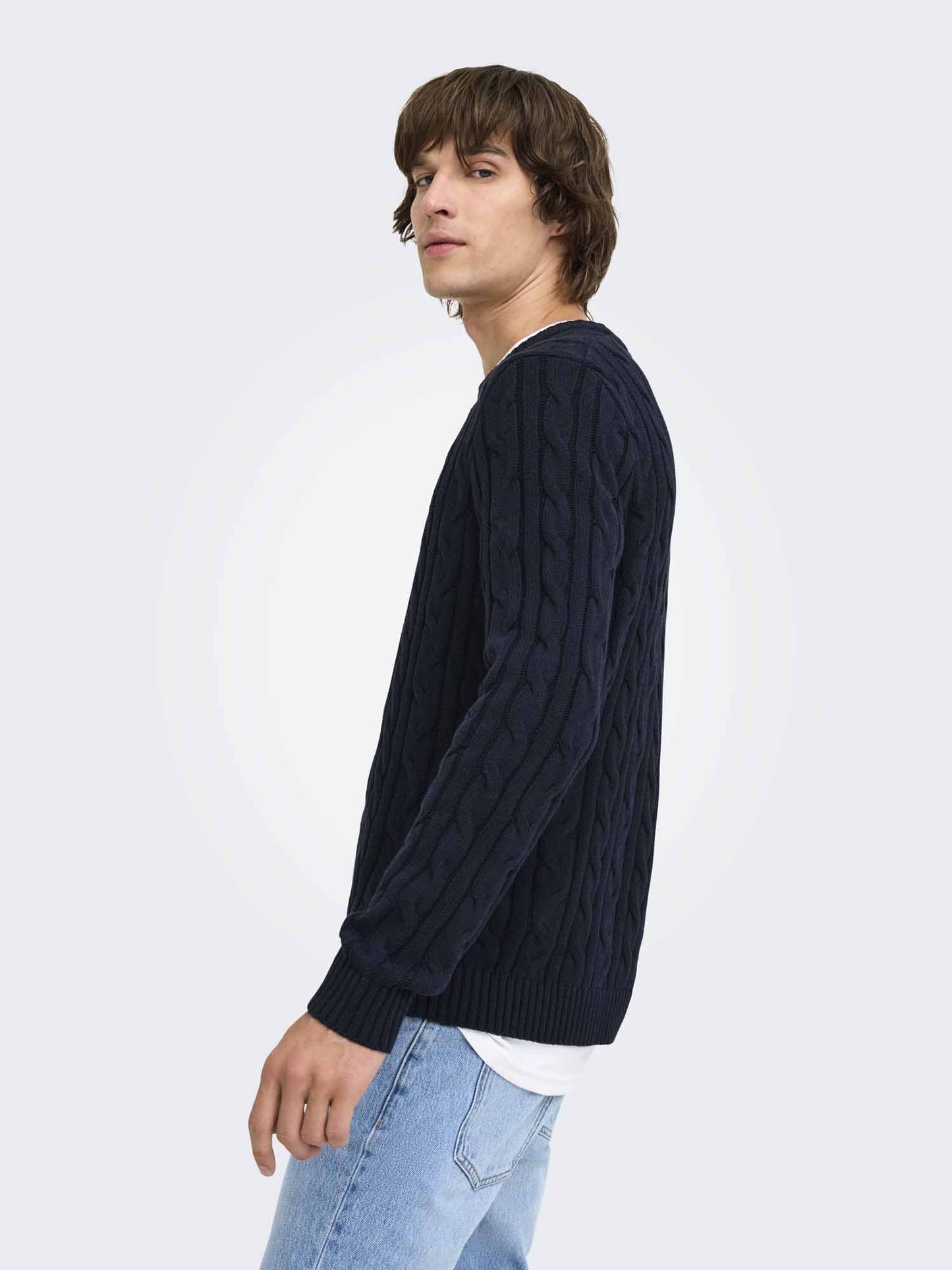 Only & Sons Onskim, maglia da uomo blu