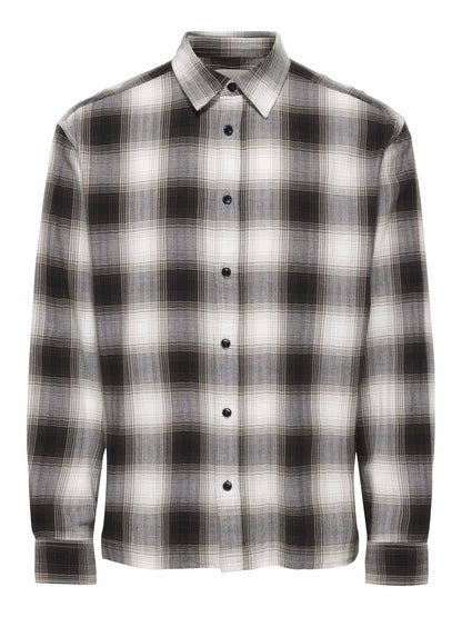Only & Sons Onskosta, camicia da uomo marrone