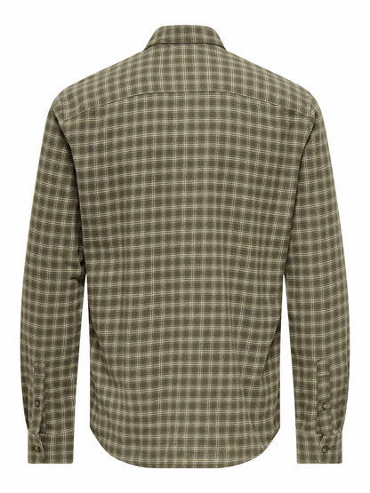 Only & Sons Gudmund, camicia da uomo verde