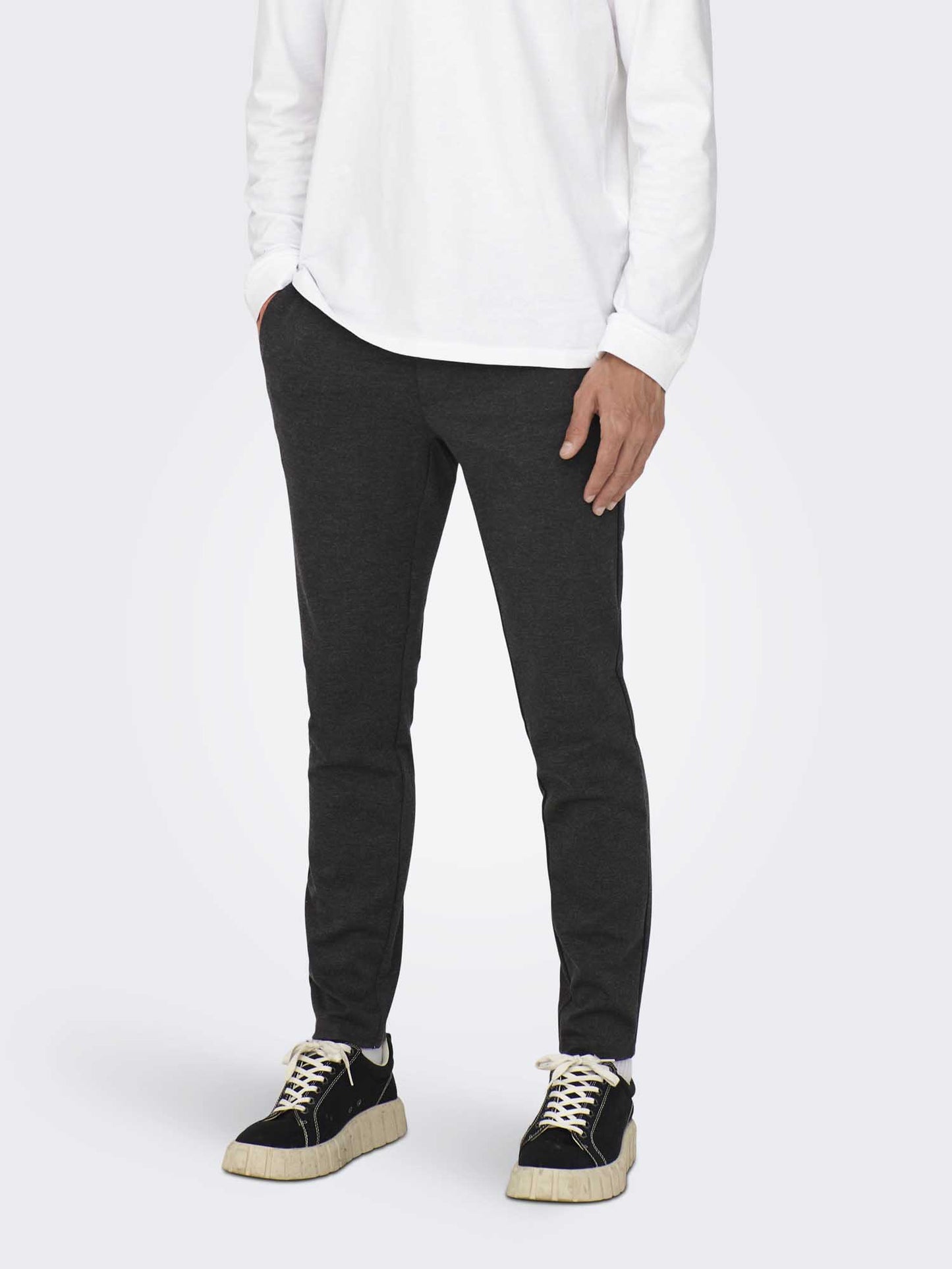 PANTALONE MARK SLIM ONLY&SONS DA RAGAZZO ANTRACITE