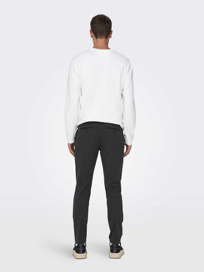 PANTALONE MARK SLIM ONLY&SONS DA RAGAZZO ANTRACITE