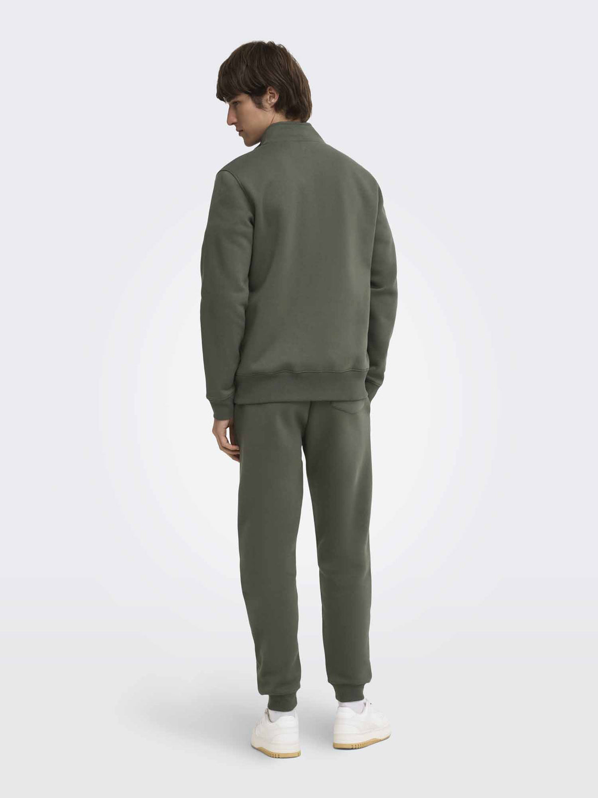 Only & Sons Onsceres, felpa da uomo verde