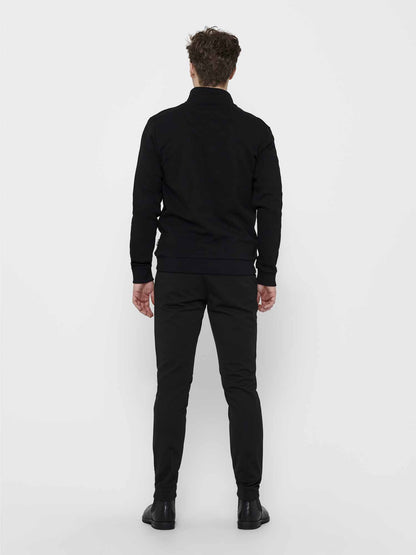 Only & Sons Onsceres, felpa da uomo nera