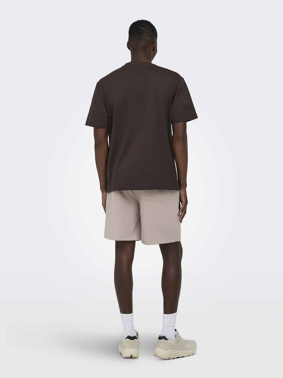 Only & Sons Fred, t-shirt maniche corte da uomo marrone