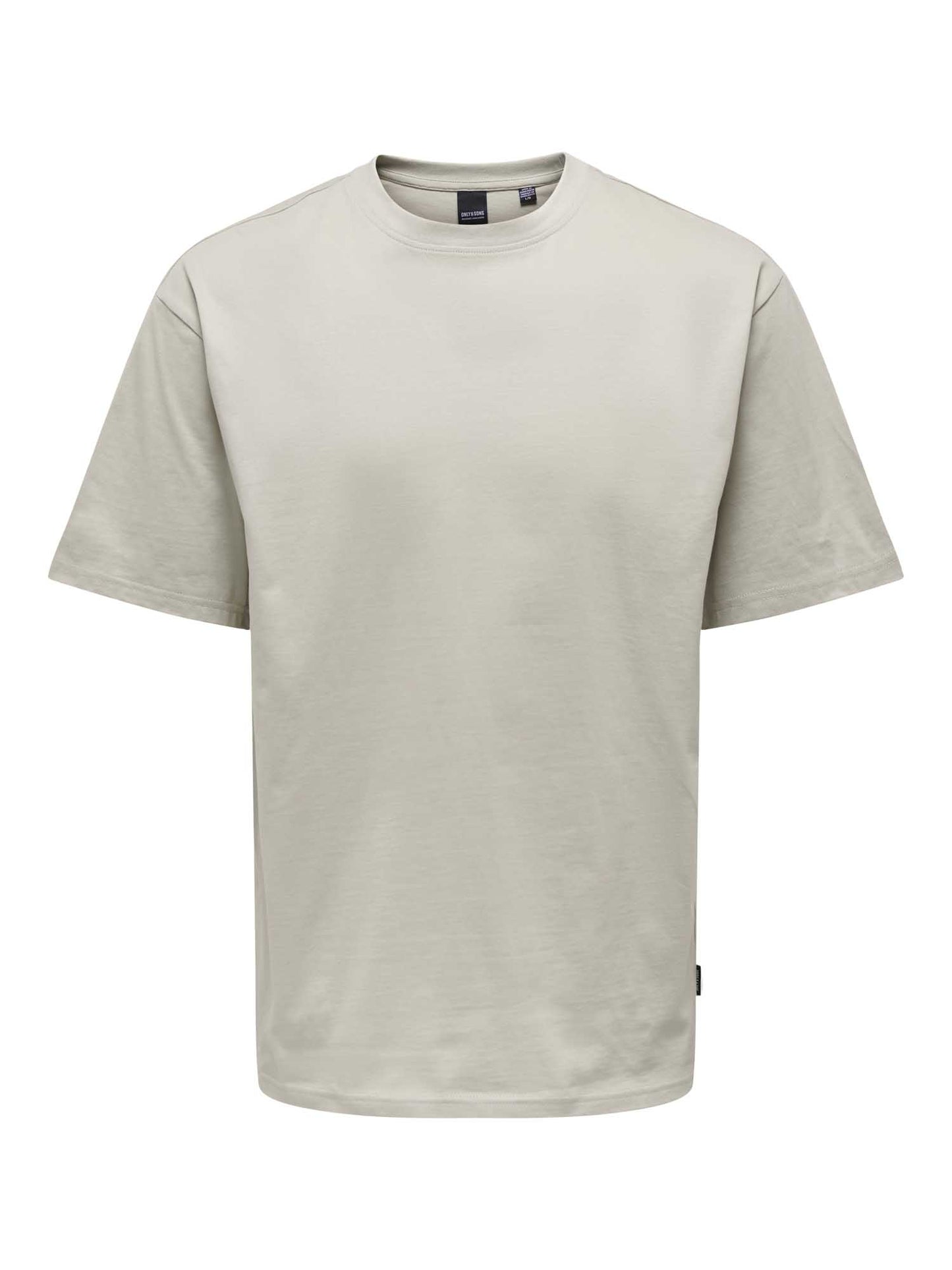 T-SHIRT FRED GIROCOLLO ONLY&SONS DA RAGAZZO BEIGE