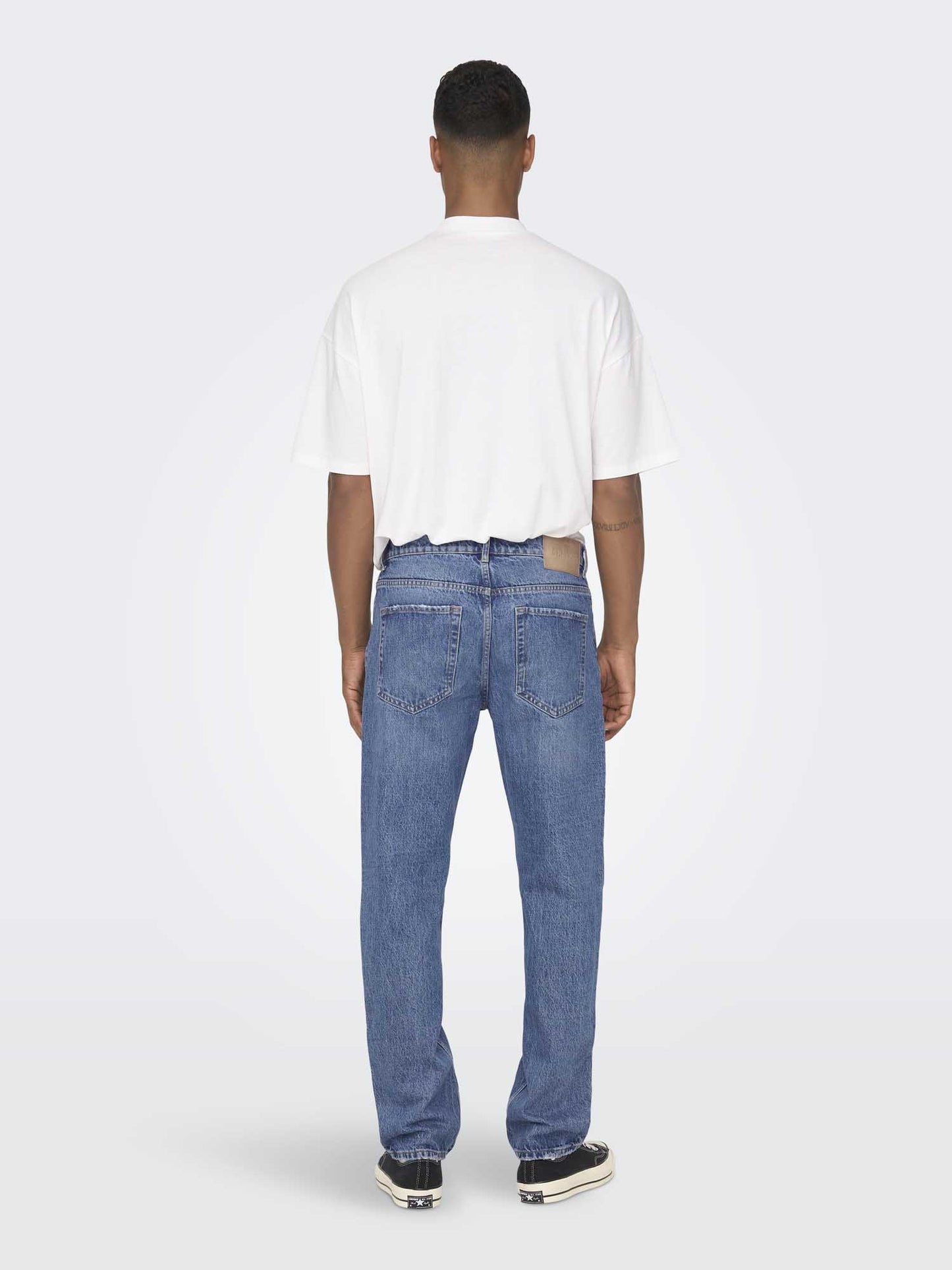 Jeans Only & Sons Onsedge regular da uomo in denim blu