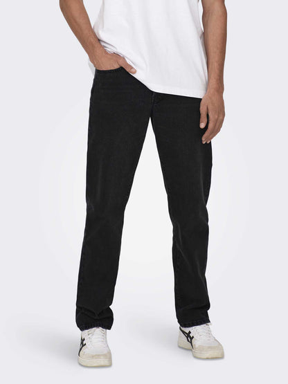 JEANS EDGE ONLY&SONS DA RAGAZZO DENIM BLACK