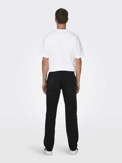 JEANS EDGE ONLY&SONS DA RAGAZZO DENIM BLACK