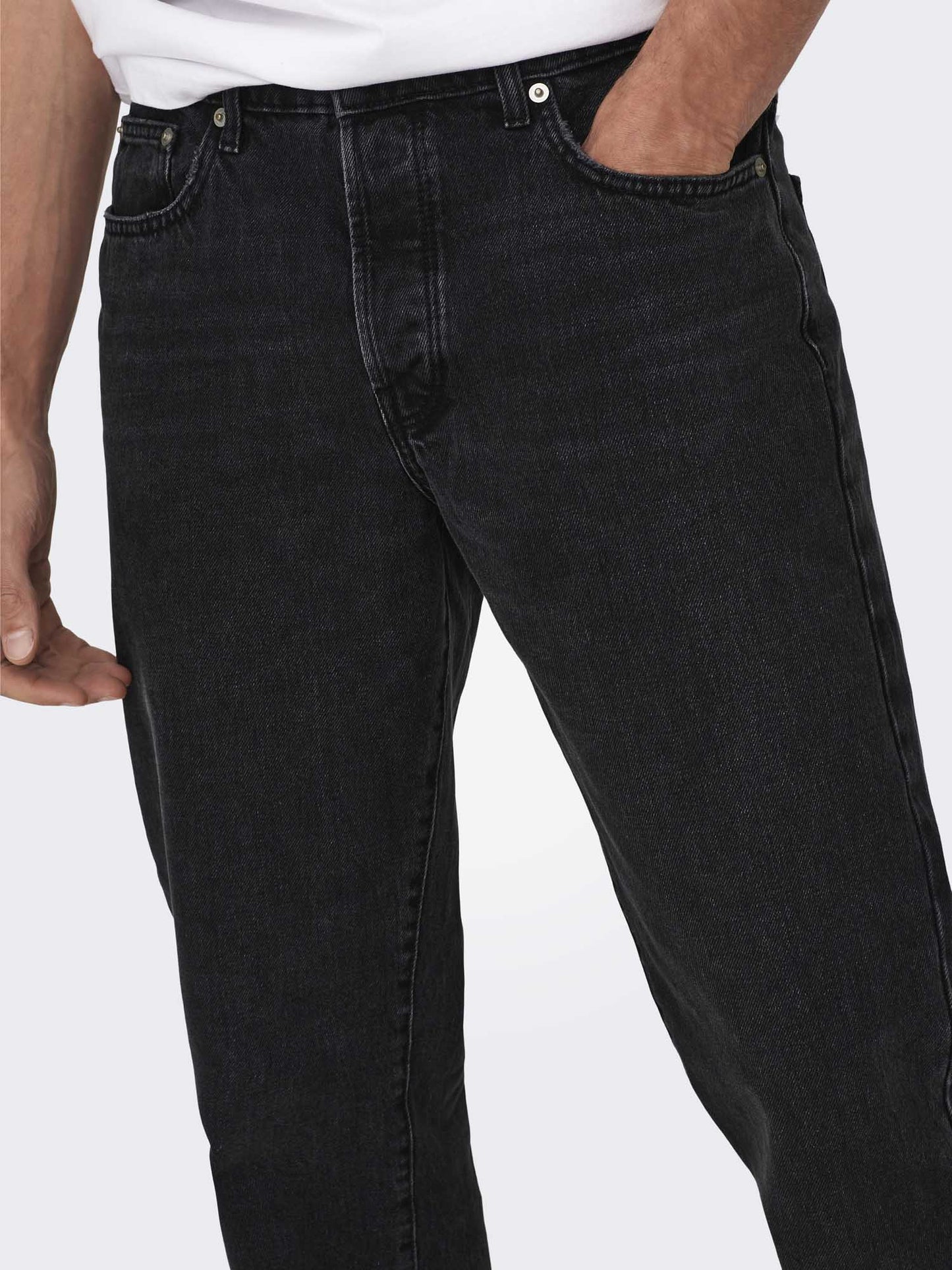 JEANS EDGE ONLY&SONS DA RAGAZZO DENIM BLACK