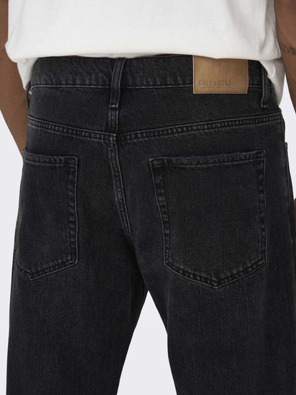 JEANS EDGE ONLY&SONS DA RAGAZZO DENIM BLACK