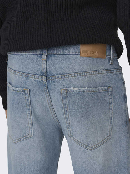 ONLY&SONS EDGE STRAI - JEANS CHIARO