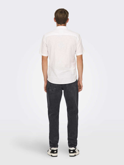 ONLY&SONS YOKE TAPER - DENIM BLACK
