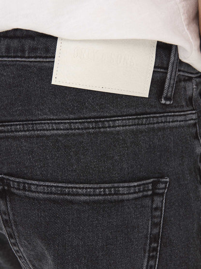 ONLY&SONS YOKE TAPER - DENIM BLACK