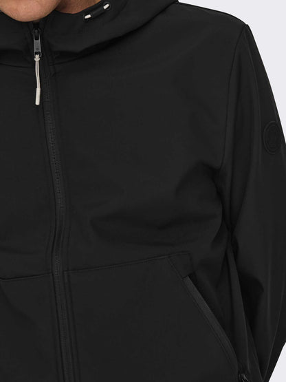 Only & Sons Bowie Soft, giubbino da uomo nero