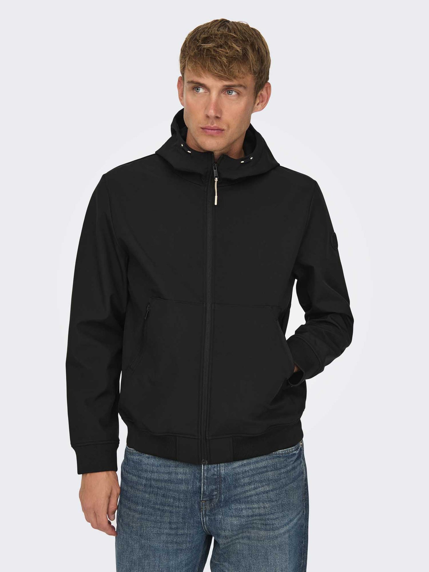 Only & Sons Bowie Soft, giubbino da uomo nero