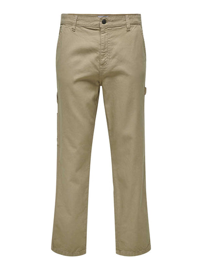 ONLY&SONS EDGE CARPE - BEIGE