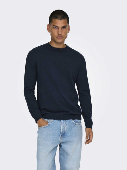 PULLOVER LOUI ONLY&SONS DA RAGAZZO BLU
