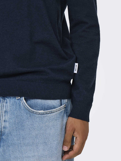 PULLOVER LOUI ONLY&SONS DA RAGAZZO BLU