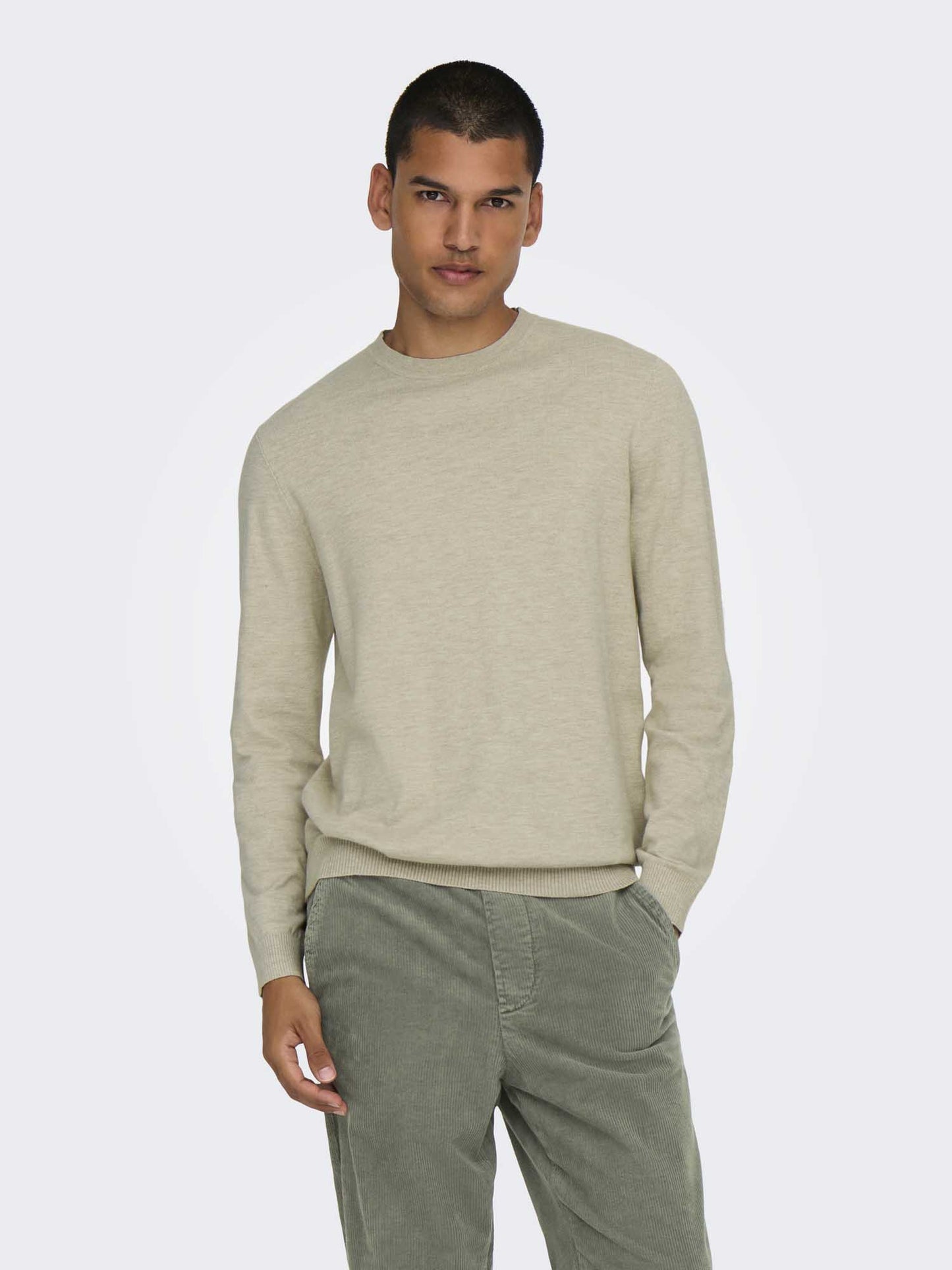 PULLOVER LOUI ONLY&SONS DA RAGAZZO PANNA