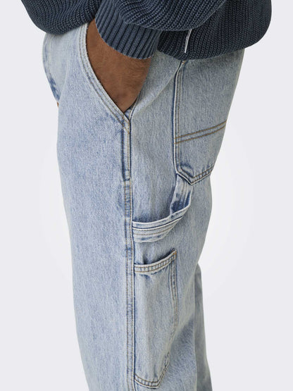 ONLY&SONS EDGE STRAI - JEANS CHIARO