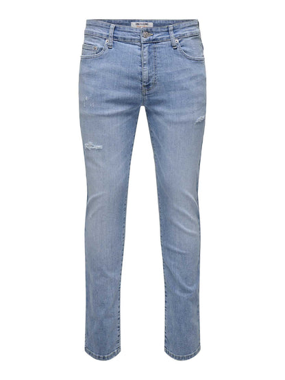 ONLY&SONS LOOM SLIM - JEANS CHIARO