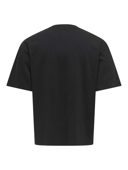 T-SHIRT CASPIAN ONLY&SONS DA REAGAZZO NERO
