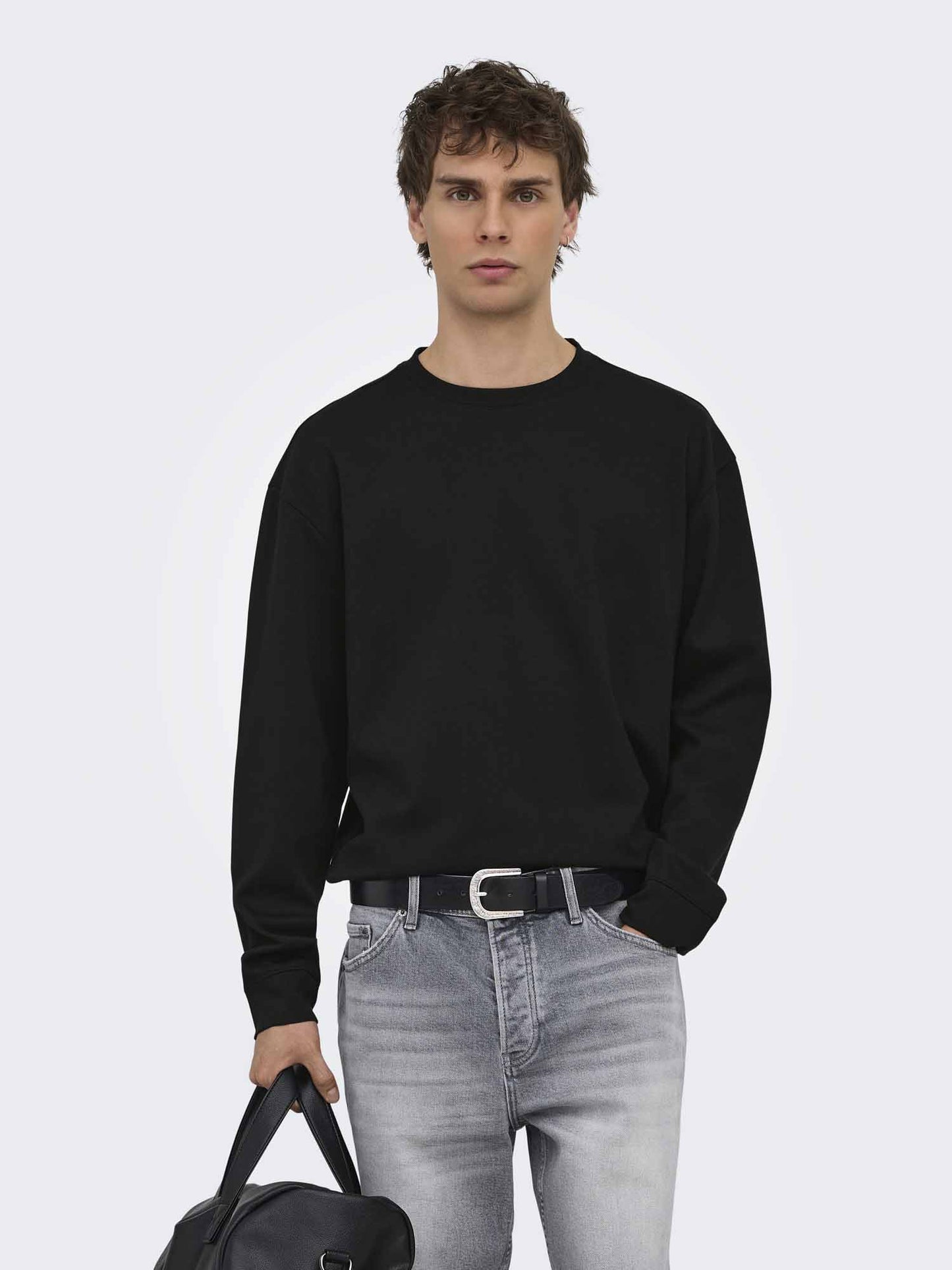 Only & Sons Caspian, t-shirt maniche corte da Uomo nera