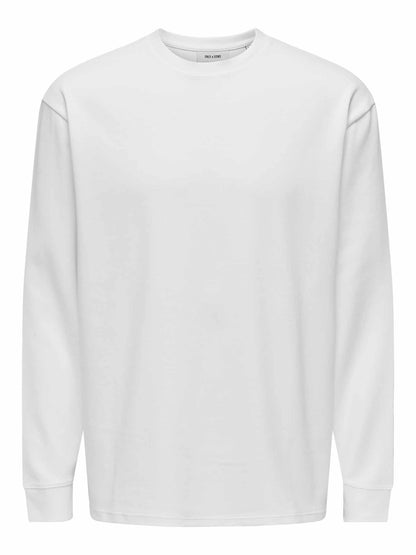 Only & Sons Caspian, t-shirt maniche corte da uomo bianca