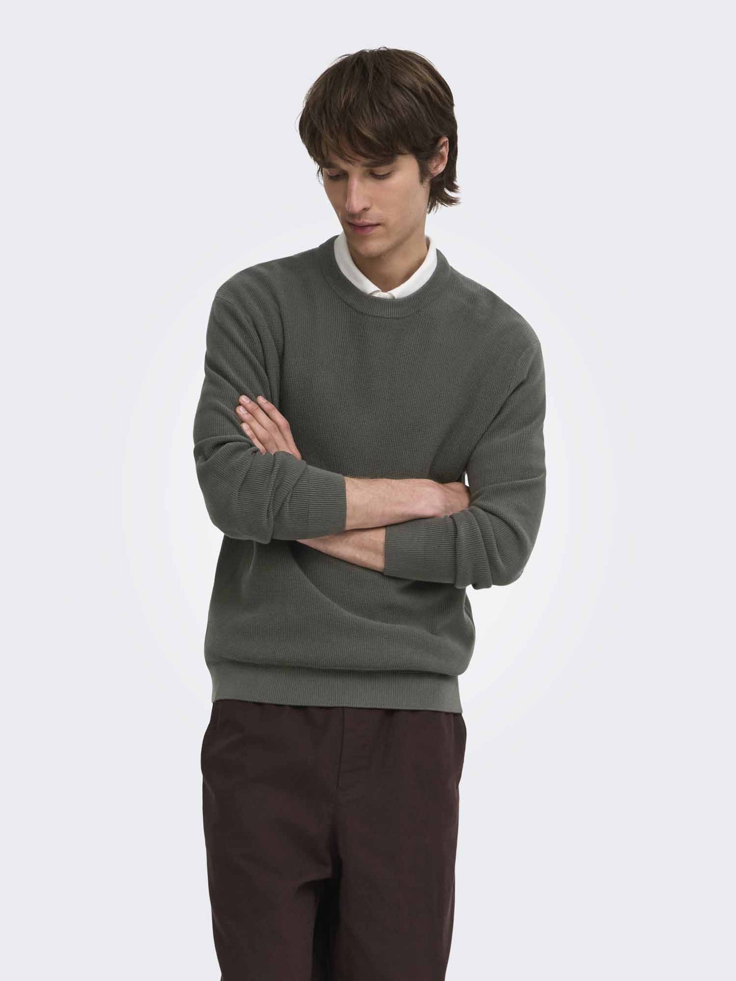 Only & Sons Tony, maglia da uomo verde