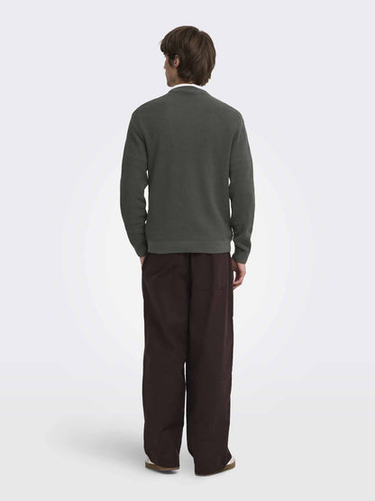 Only & Sons Tony, maglia da uomo verde