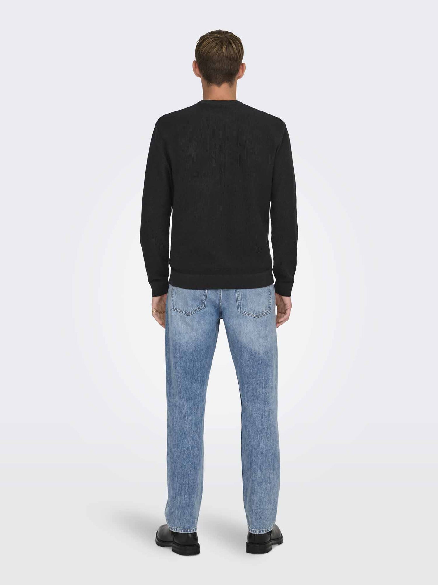 Only & Sons Tony, maglia da uomo nera