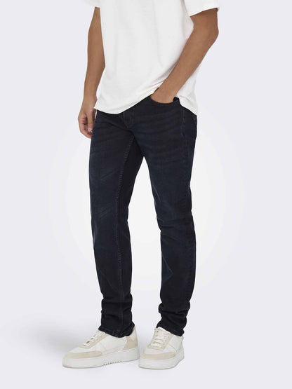 Only & Sons Onsloom Slim 4377 Ey Box, jeans da uomo denim