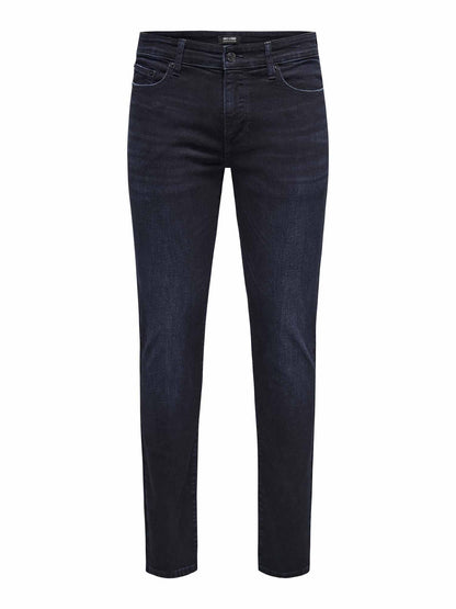 Only & Sons Onsloom Slim 4377 Ey Box, jeans da uomo denim