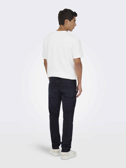 Only & Sons Onsloom Slim 4377 Ey Box, jeans da uomo denim