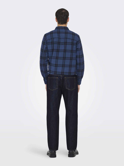 Only & Sons Onsedge Straight, jeans da uomo denim