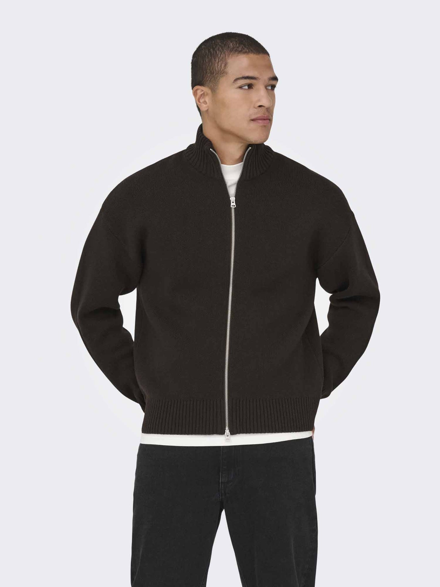 Only & Sons Onsblake, maglia da uomo marrone