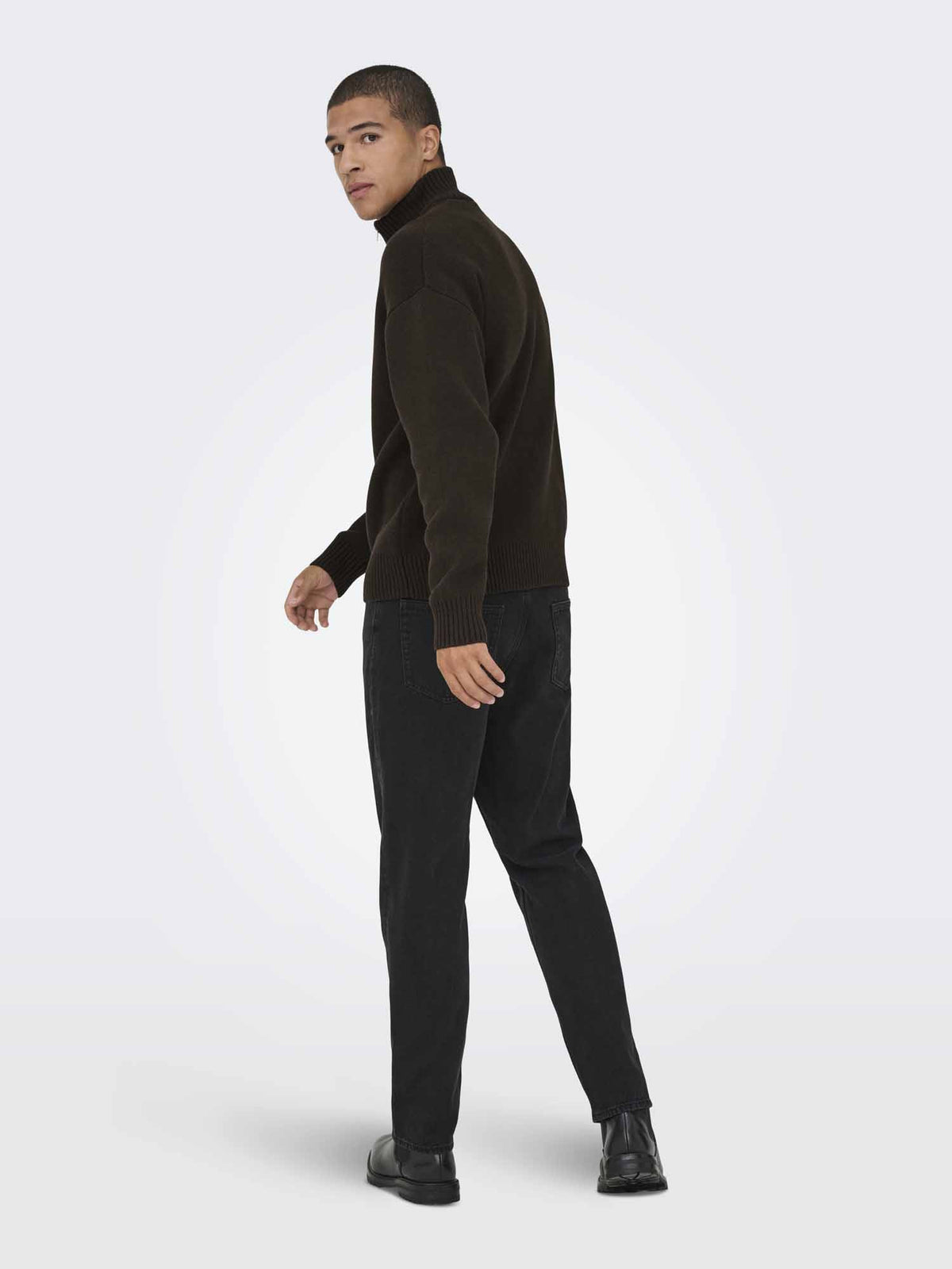 Only & Sons Onsblake, maglia da uomo marrone