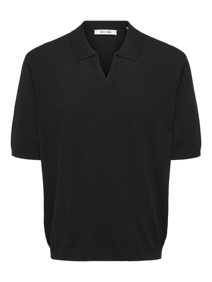 Only & Sons Onswyler, maglia knit casual da uomo nera