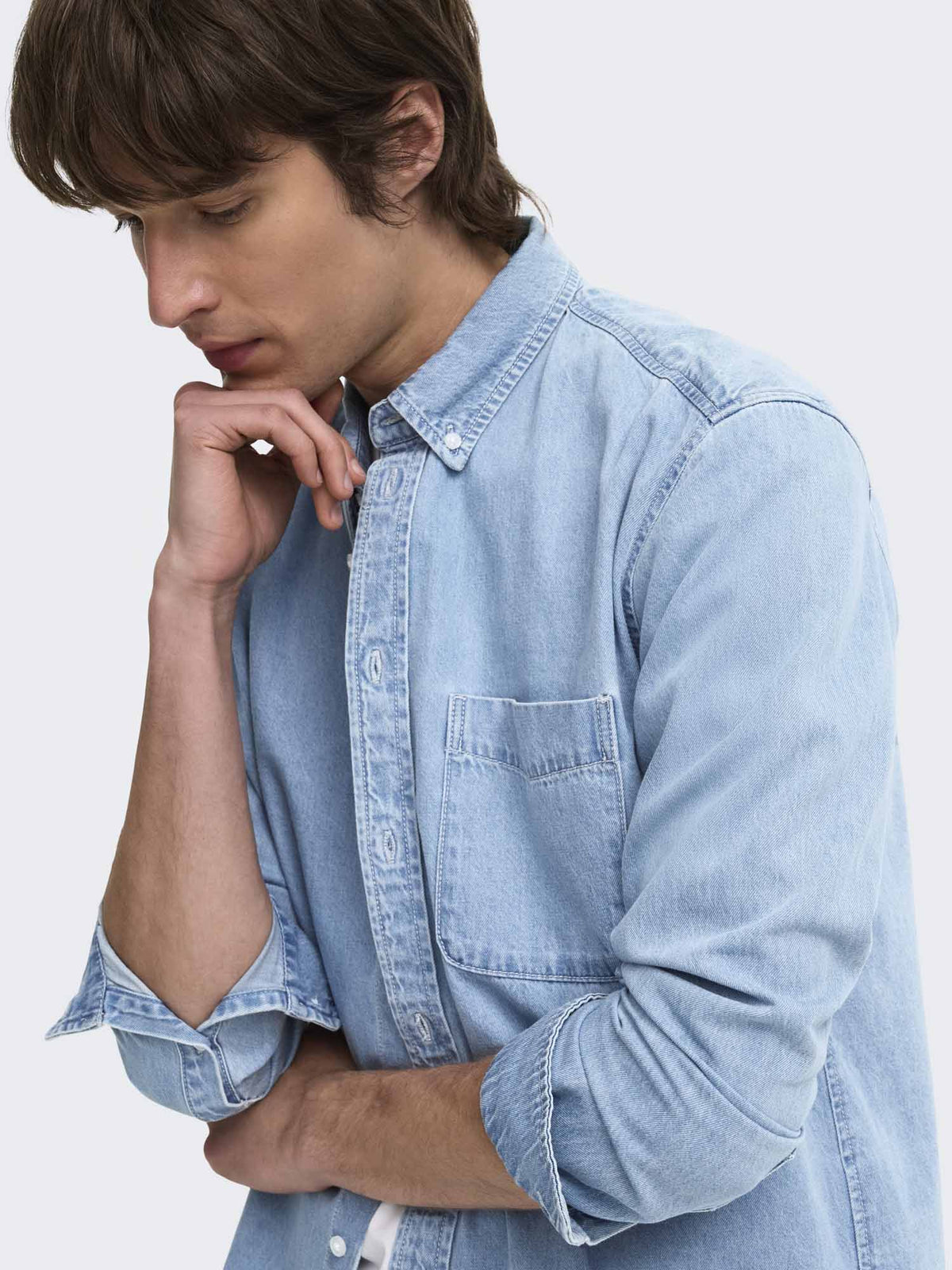 Only & Sons Onsorson, camicia da uomo denim
