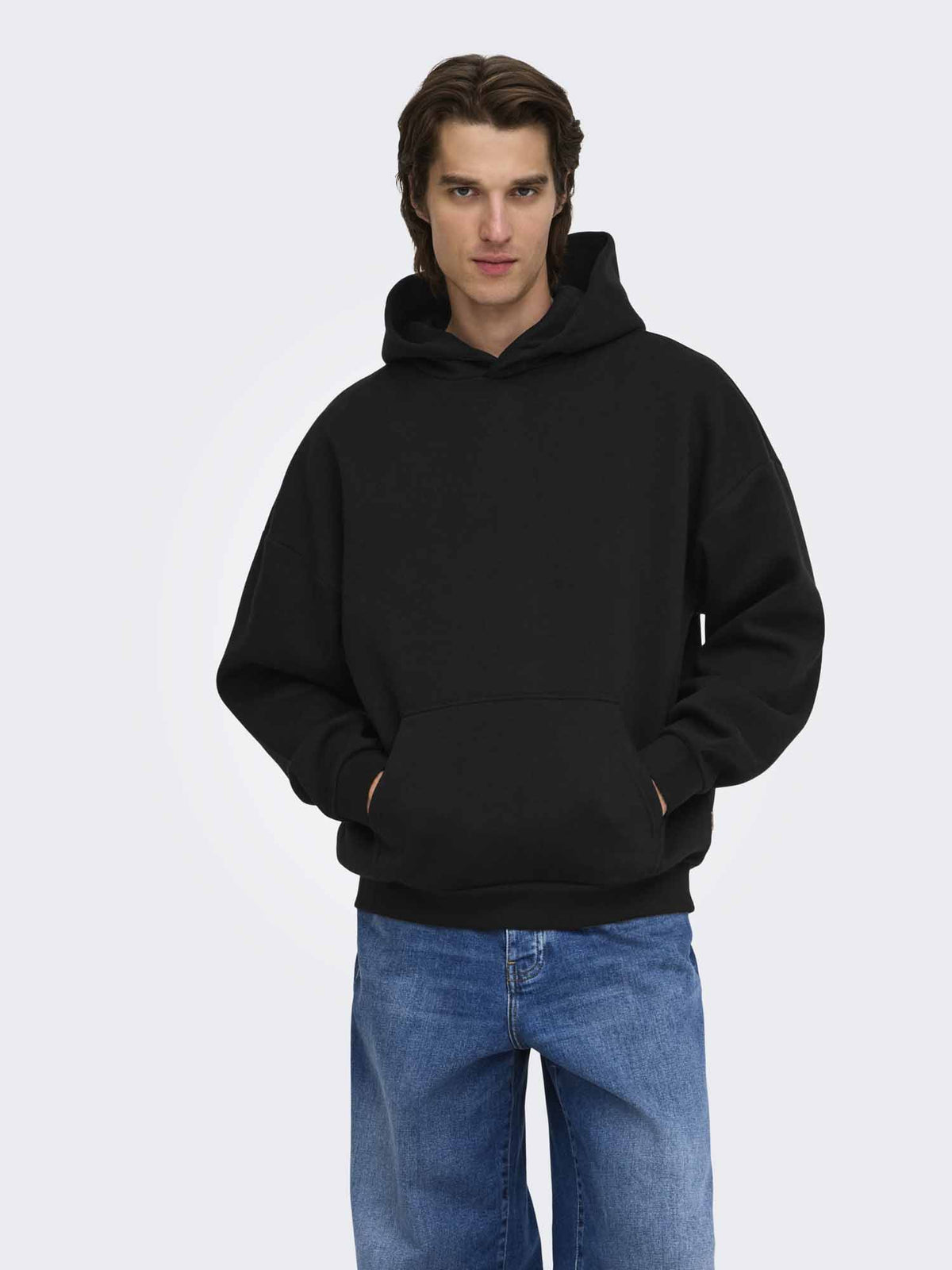 Only & Sons Ceres, felpa da uomo nera