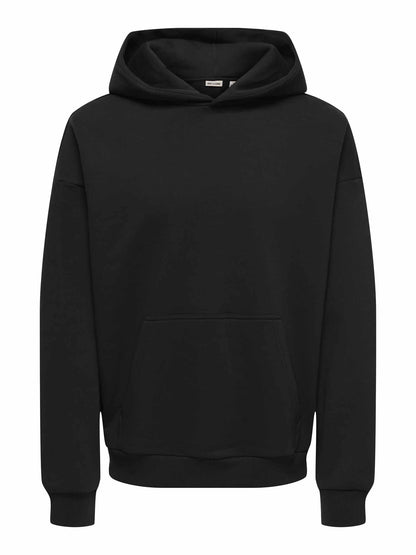 Only & Sons Ceres, felpa da uomo nera