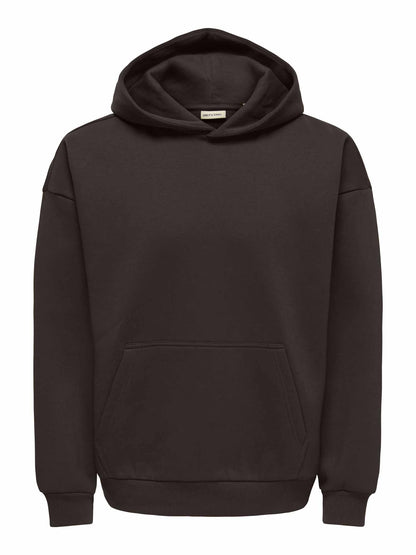 Only & Sons Ceres, felpa da uomo marrone