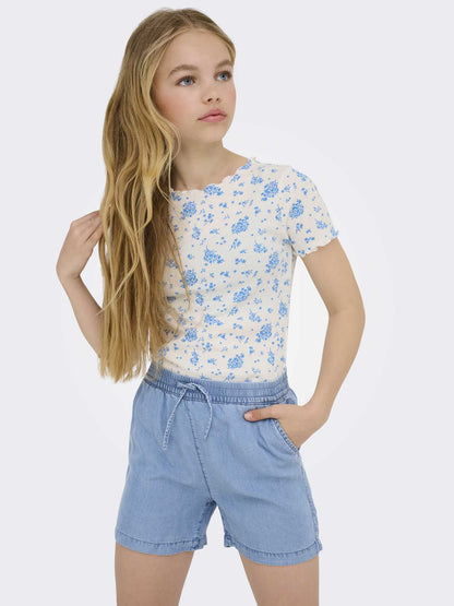 Shorts Only Jr Pema in denim unisex bambino
