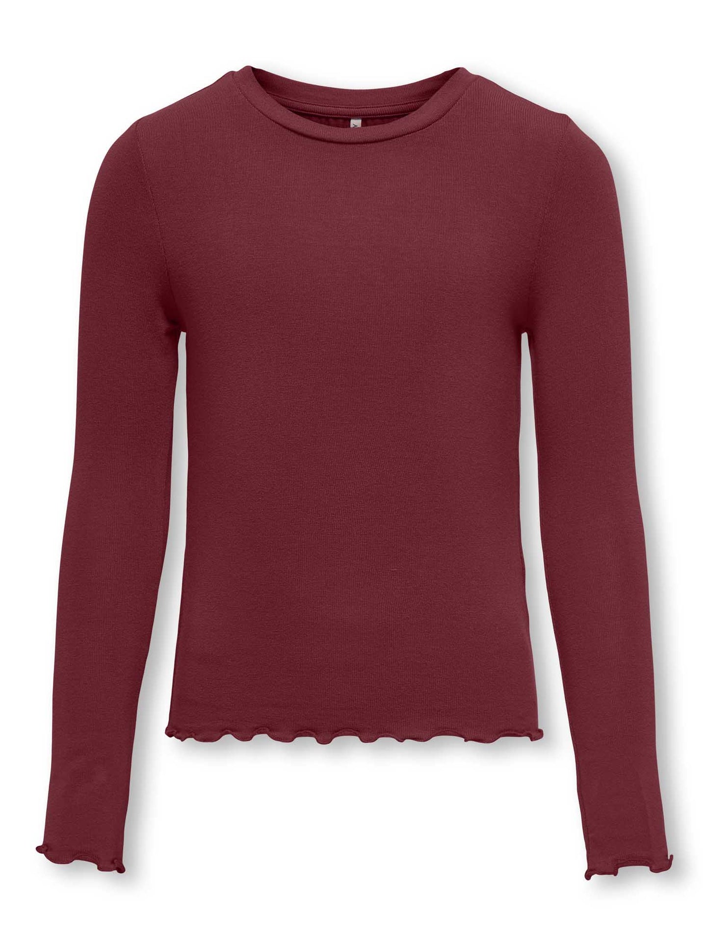 MAGLIA AMOUR ONLY DA BAMBINA BORDEAUX