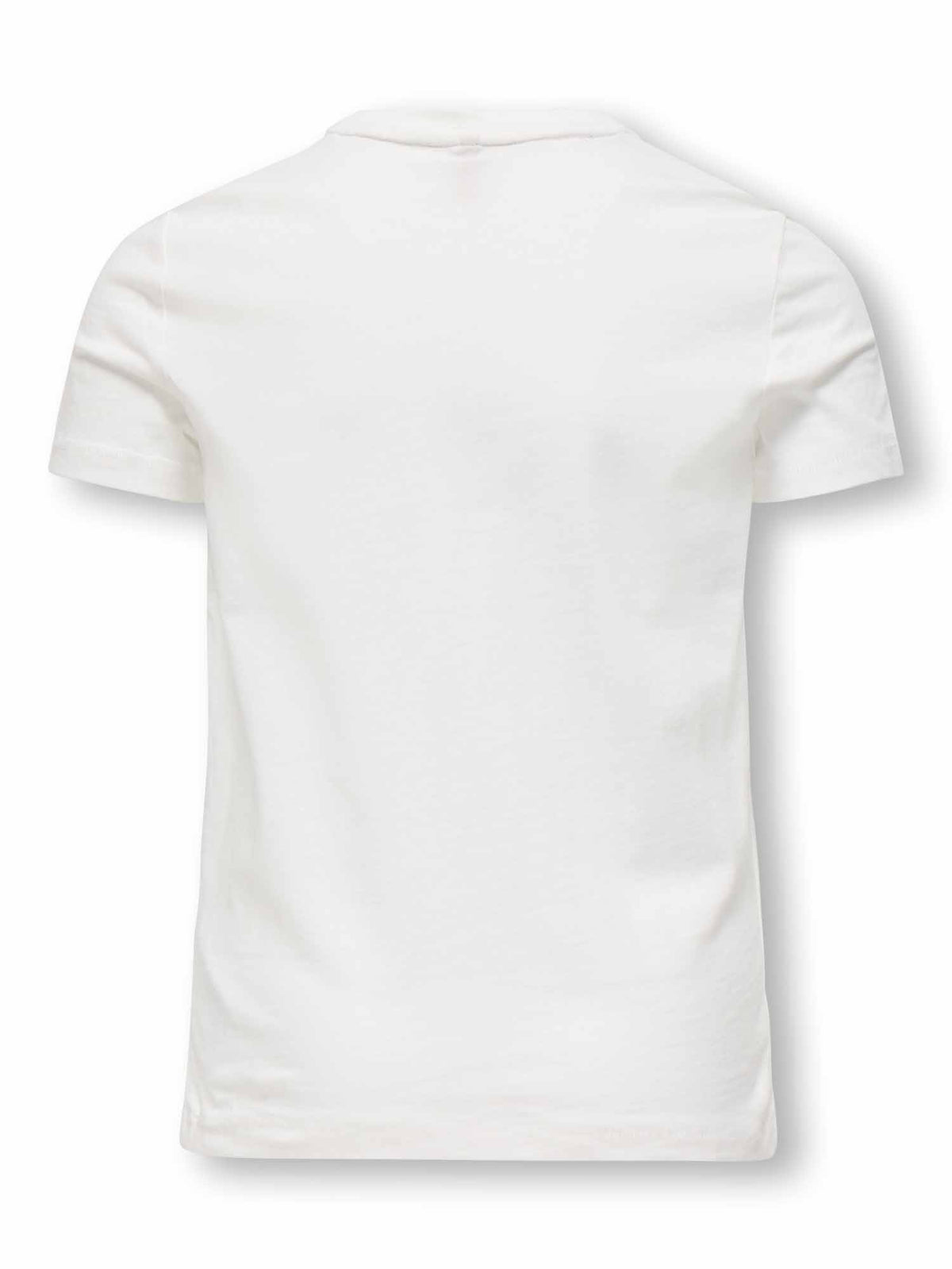 Only jr candy t-shirt da bambino/a panna